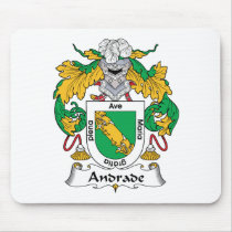 Andrade Family Crest Mouse Pads