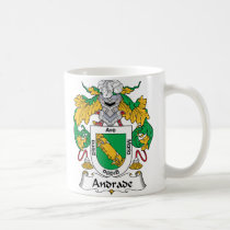 Andrade Family Crest mugs