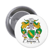 Andrade Family Crest Button
