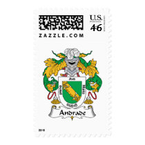 Andrade Family Crest postage