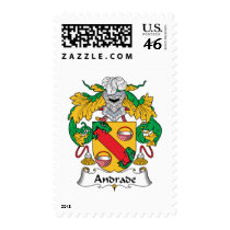 Andrade Family Crest Postage
