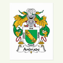 Andrade Family Crest Postcard