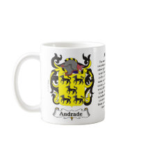 Andrade, Origin, Meaning and the Crest Mug