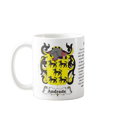 Andrade, Origin, Meaning and the Crest Mug by NemethArt
