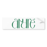 André dark green Bumper Sticker