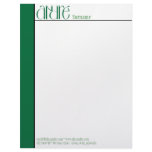André dark green Letterhead