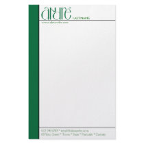 André dark green Stationery