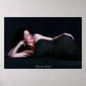 Andrea Gerak Black Portrait posters