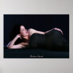 Andrea Gerak Black Portrait Poster