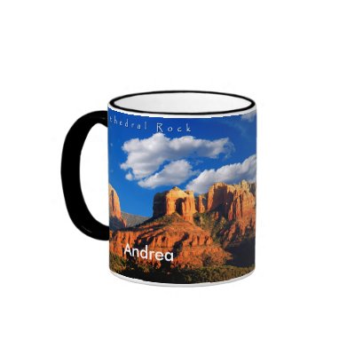 Andrea on Cathedral Rock and Courthouse Mug by SedonaMugs