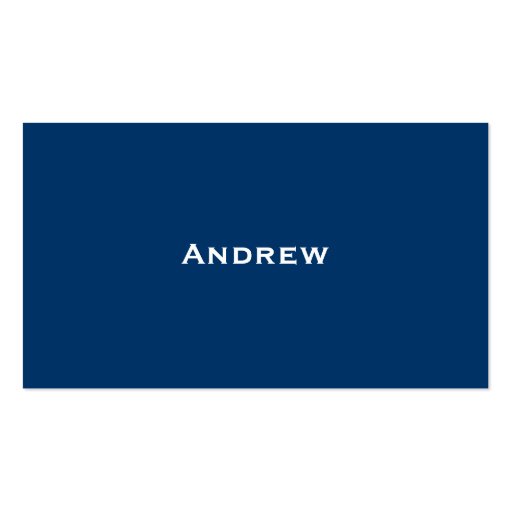 Andrew Bar Mitzvah Place Cards Seating Table Cards Business Cards (back side)