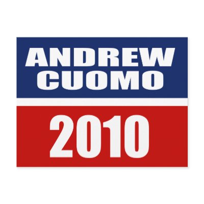 ANDREW CUOMO FOR GOVERNOR POST CARDS by Politicaltshirts