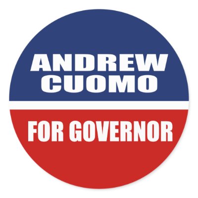 ANDREW CUOMO FOR GOVERNOR STICKERS by Politicaltshirts