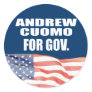 ANDREW CUOMO FOR GOVERNOR ROUND STICKERS