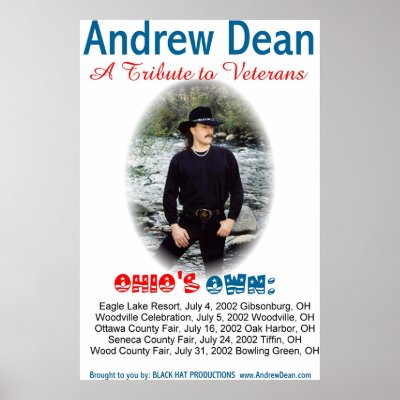 Andrew Dean summer 2002 concerts Poster by andrewdean