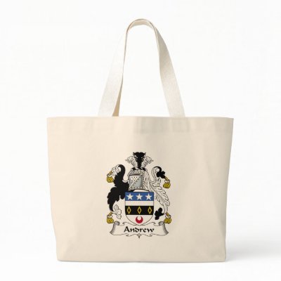 Andrew Family Crest Tote Bags by coatsofarms