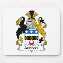 Andrew Family Crest Mousepad