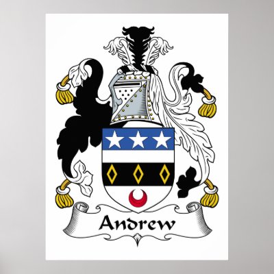 Andrew Family Crest Posters by coatsofarms