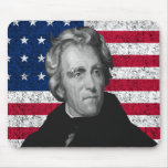 Andrew Jackson and The US Flag Mouse Pads