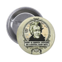 Andrew Jackson Central Bank Button buttons