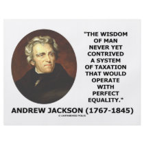 Andrew Jackson Wisdom Contrive Taxation Equality flyers by unfinishedpolis Andrew Jackson Wisdom Contrive Taxation Equality flyers