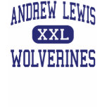 Andrew Lewis - Wolverines - High - Salem Virginia Tshirt