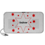 Andrew (red stars) notebook speaker