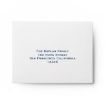 blue lined rsvp envelope, navy blue lined rsvp,