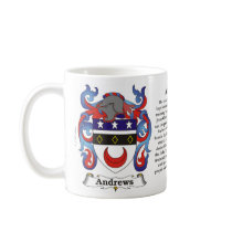 Andrews Family Coat of Arms Mug