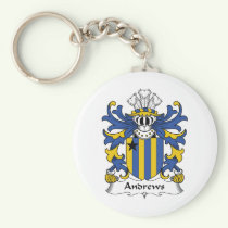 Andrews Family Crest Keychain