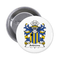 Andrews Family Crest Button