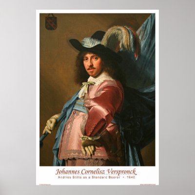 Andries Stilte as a Standard Bearer Poster by ScienceViews