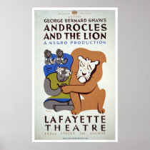 Androcles & The Lion 1939 WPA Poster