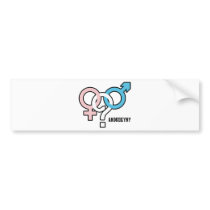 Androgyny bumper stickers by WildeWear Androgyny bumper stickers