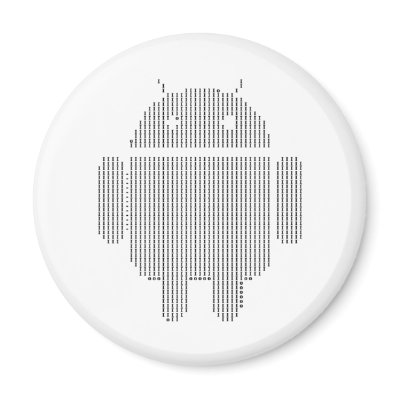 Android---Ascii black Fridge Magnets by MT_Digital