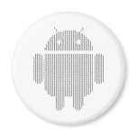 Android---Ascii black Fridge Magnets