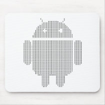 Android---Ascii black Mousepad