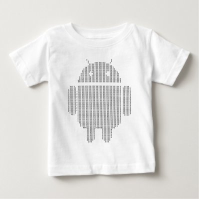 Android---Ascii black Tee Shirt