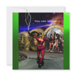 ANDROID BALLET,black red blue emerald green Personalized Announcement