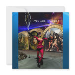 ANDROID BALLET,black red blue sapphire Custom Invite