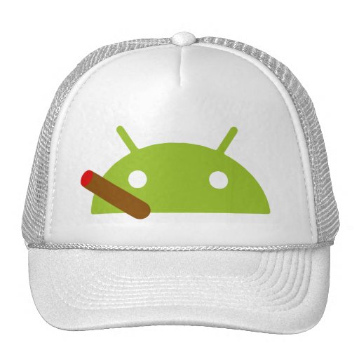 Android Cigar Cap Trucker Hat