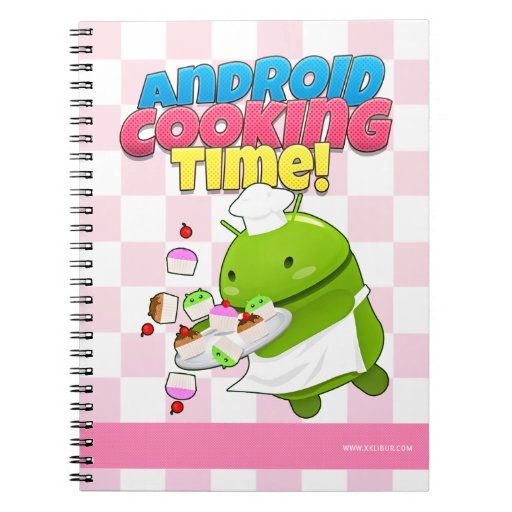 Android cooking time notebook
