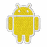 Android Embroidered Long Sleeve Polo