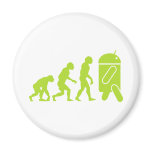 Android Evolution Fridge Magnets