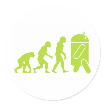 Android Evolution Stickers by etopix
