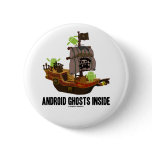 Android Ghosts Inside (Software Developer Humor) Pins