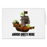 Android Ghosts Inside (Software Developer Humor) Cards