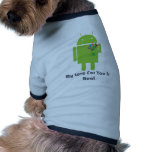 Android in Love Doggie Tshirt
