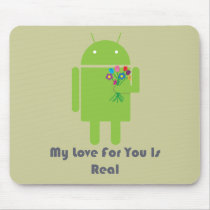 Android in Love mousepads