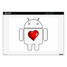 Android Love Decal For Laptop